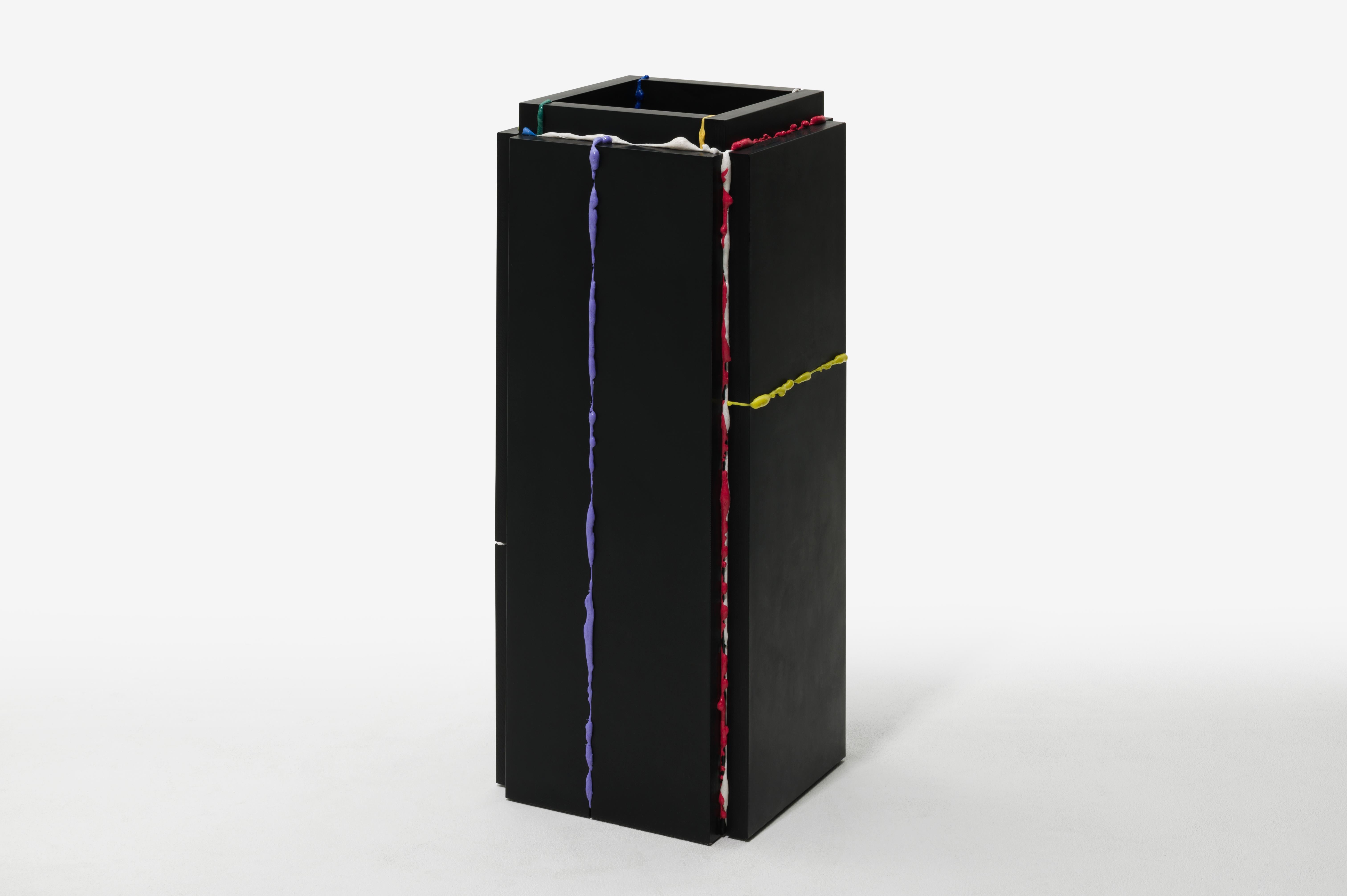 B.S.P Storage by Atelier SOHN
Dimensions: D 34 x W 34 x H 85 cm.
Materials: Waste plastic dust and recycled plastic.

Donghoon,Sohn is a Founder / Designer of Atelier SOHN.  He understands the properties of objects and identifies their variables