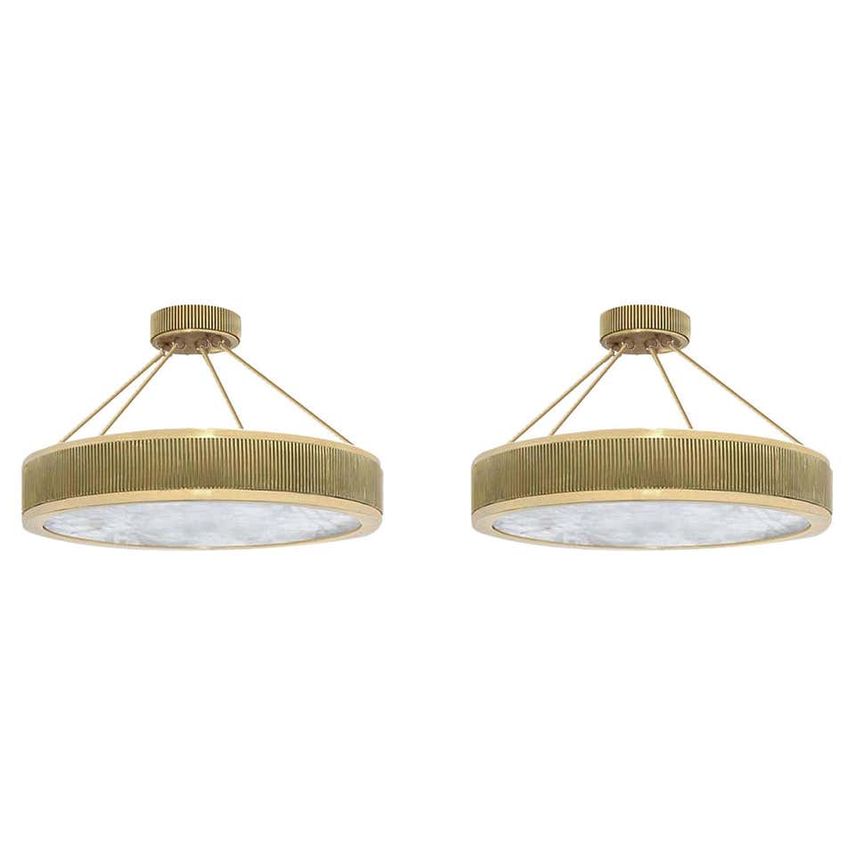 Compass Flush Mount in 24" by David Duncan Studio For Sale at 1stDibs ...