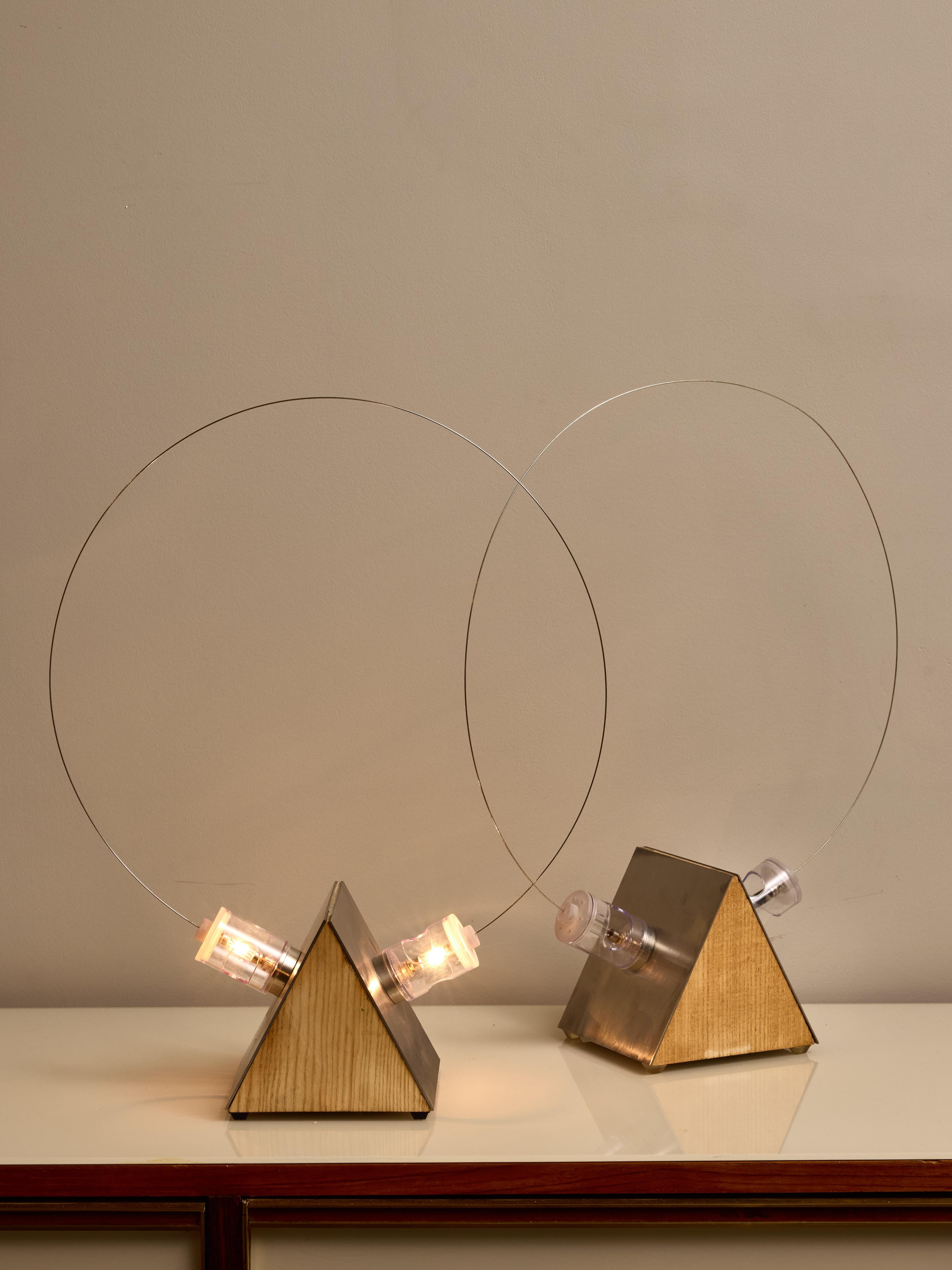 Mid-Century Modern B.T. Lampes de table promotionnelles de Duccio Trassinelli pour Sormani en vente