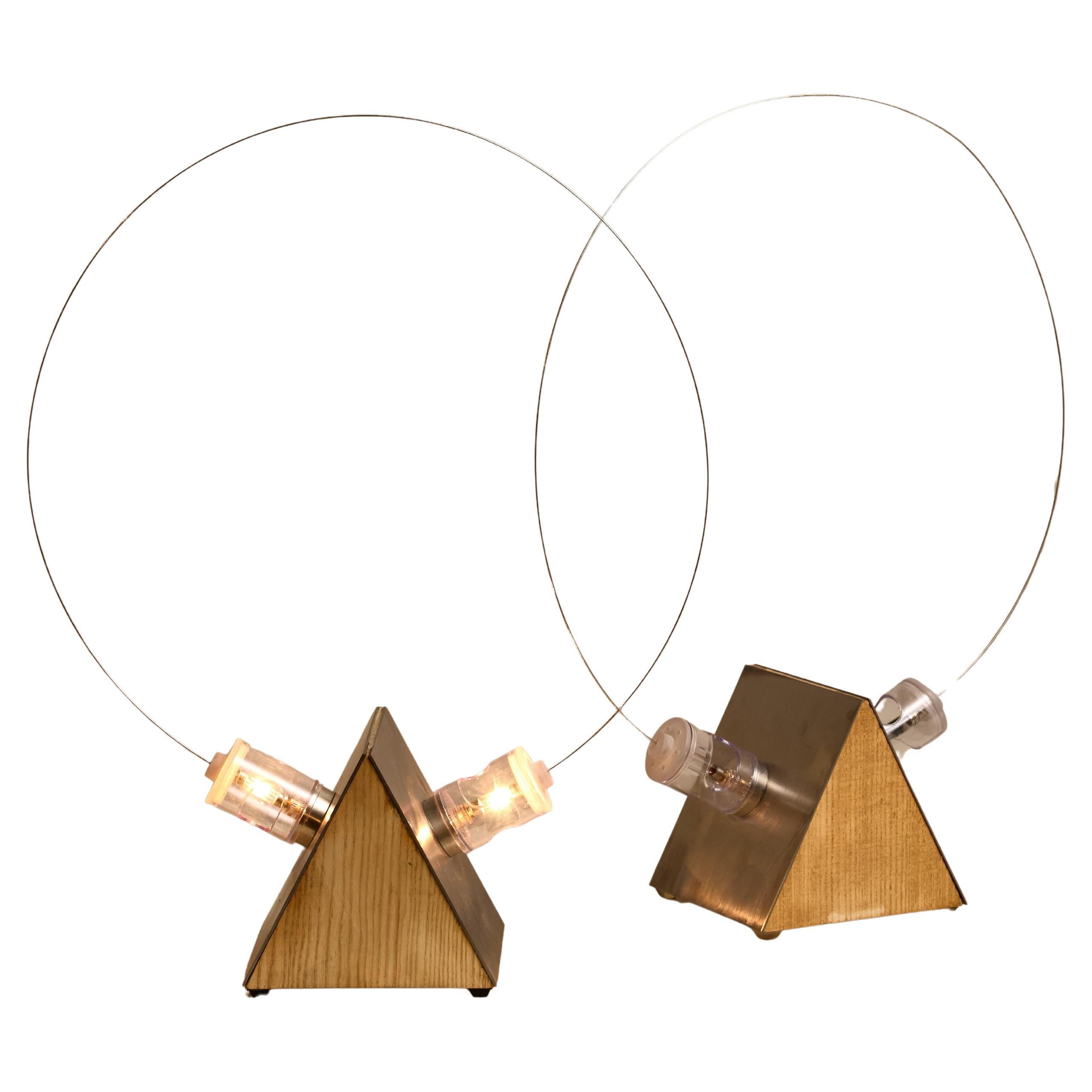 B.T. Lampes de table promotionnelles de Duccio Trassinelli pour Sormani
