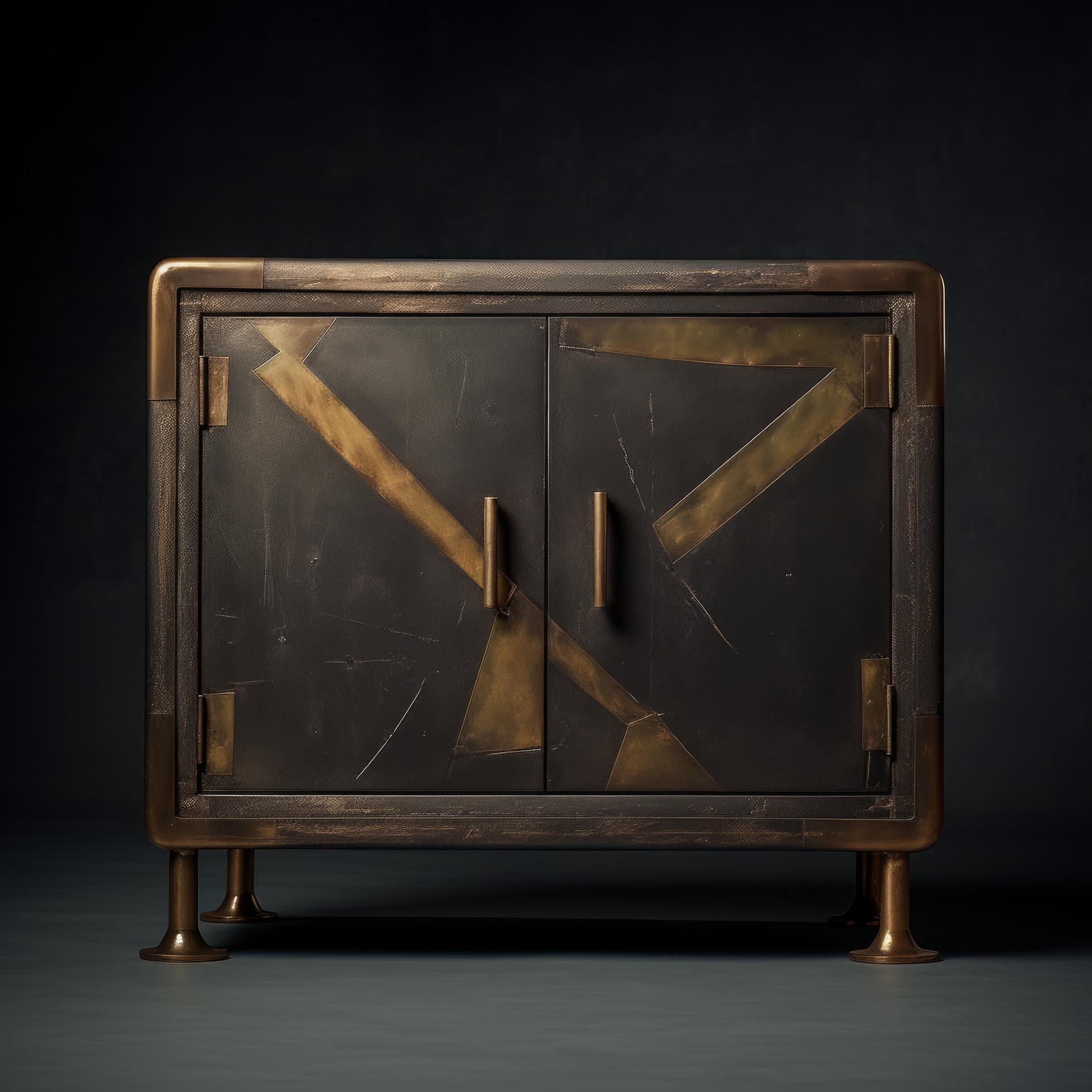Bu Cabinet by objective OBJECT Studio
Dimensions: D 86.5 x W 96.5 x H 63.5 cm 
Materials: Bronze, Brass.

objective OBJECT
an embodiment of our architectural ethos.

We represent an unwavering dedication to truth, impartiality, and the profound