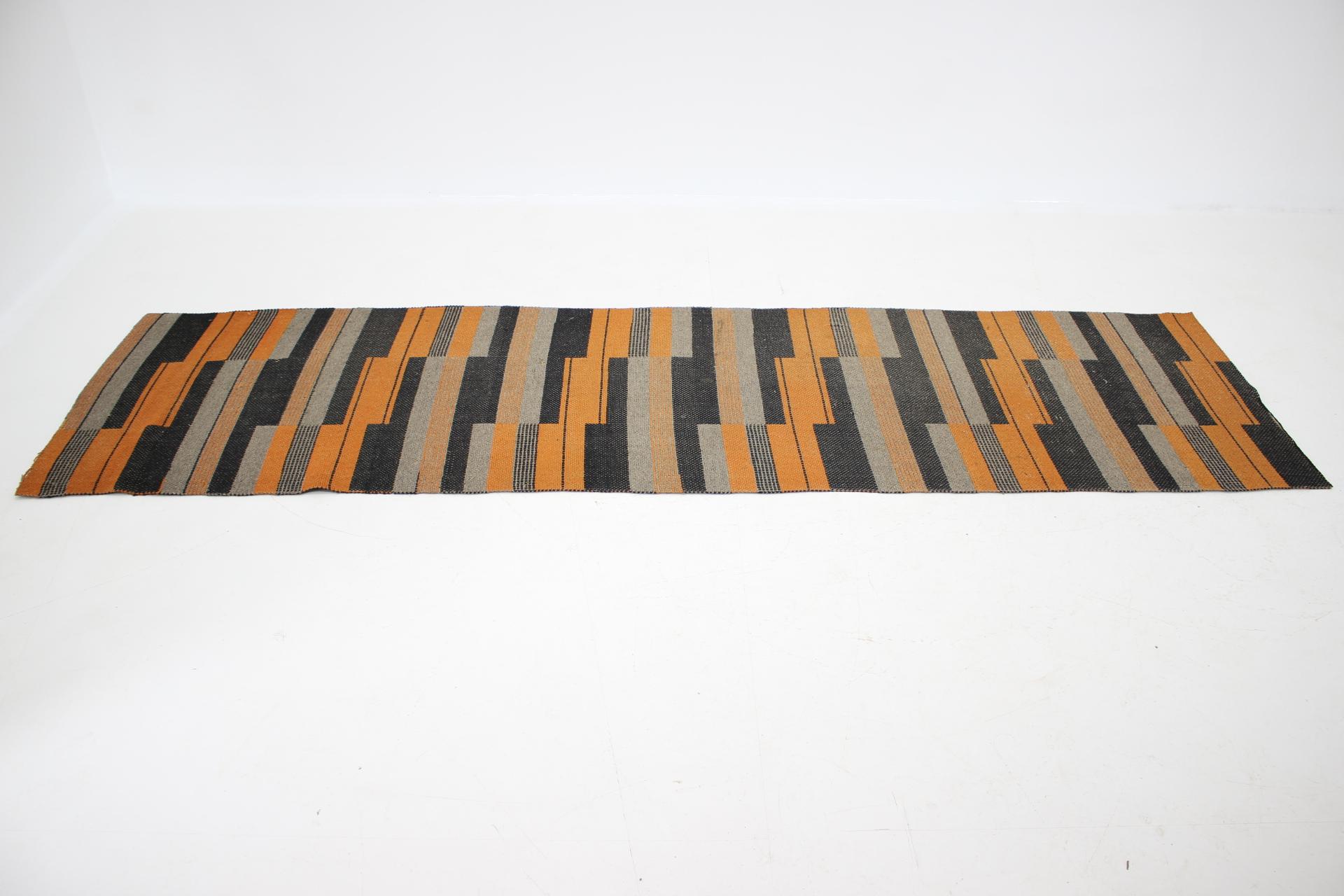 Bauhaus Tappeto/tappeto modernista geometrico Buahaus, Cecoslovacchia / anni '30 in vendita