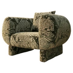 Bubble Armchair upholstered in TIGER MOUNTAINS 03 Fabric