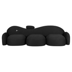 Bubble Big Black Sculptural Sofa by MainGUILTY, Contemporary Luxury Design