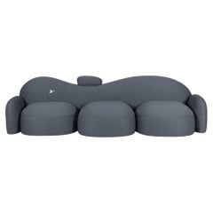 Bubble Big Navy Blue Sculptural Sofa by MainGUILTY, Contemporary Luxury Design