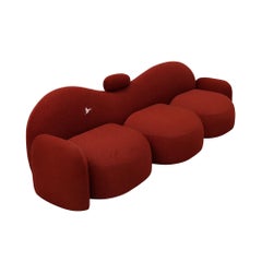 Bubble Big Sculptural Red Sofa - Zeitgenössisches Luxus-Komfort-Sofa von MainGUILTY