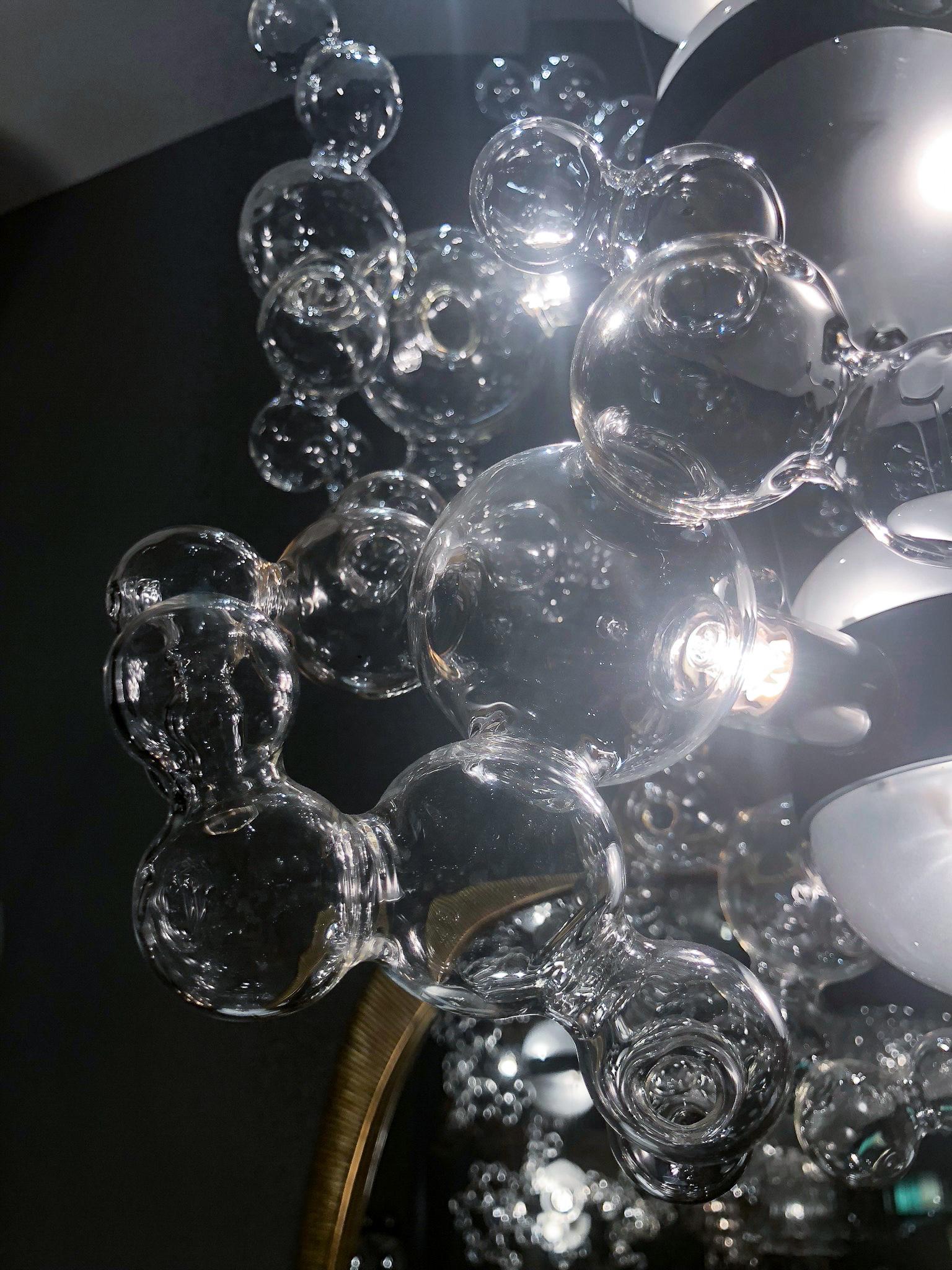Italian “Bubble” Chandelier by Simone Crestani, Italy, 2012 For Sale