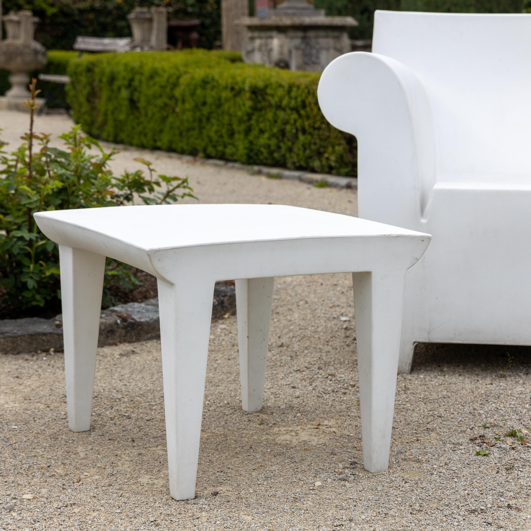 Plastic “Bubble Club” Outdoor Seating Set by Philippe Starck for Kartell For Sale