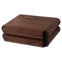 Bubble Console Table (Small) – Modern Wall Mounted Entry Table in Walnut
