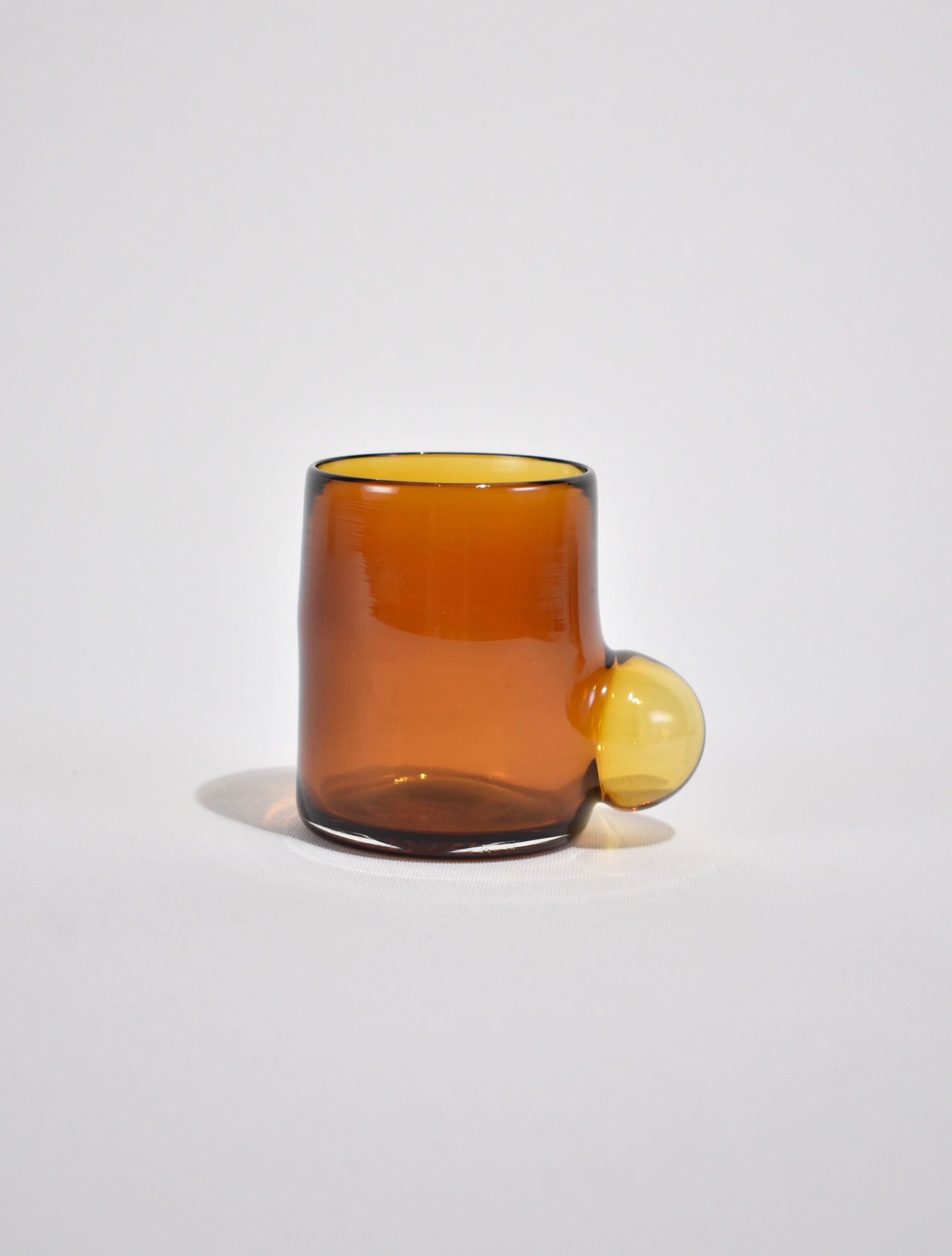 Bubble Cup in Amber In New Condition For Sale In Richmond, VA