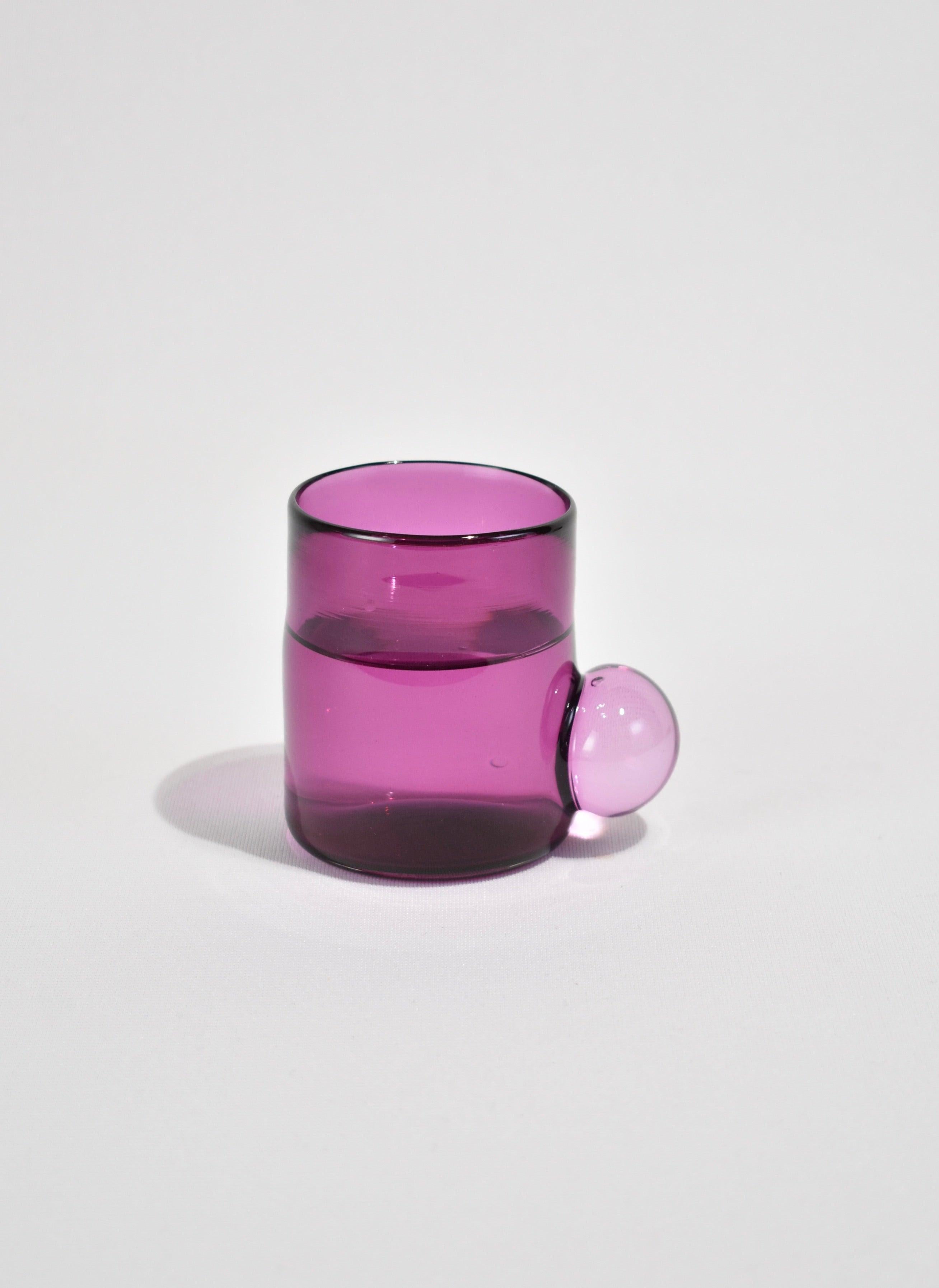 Contemporary Bubble Cup in Plum