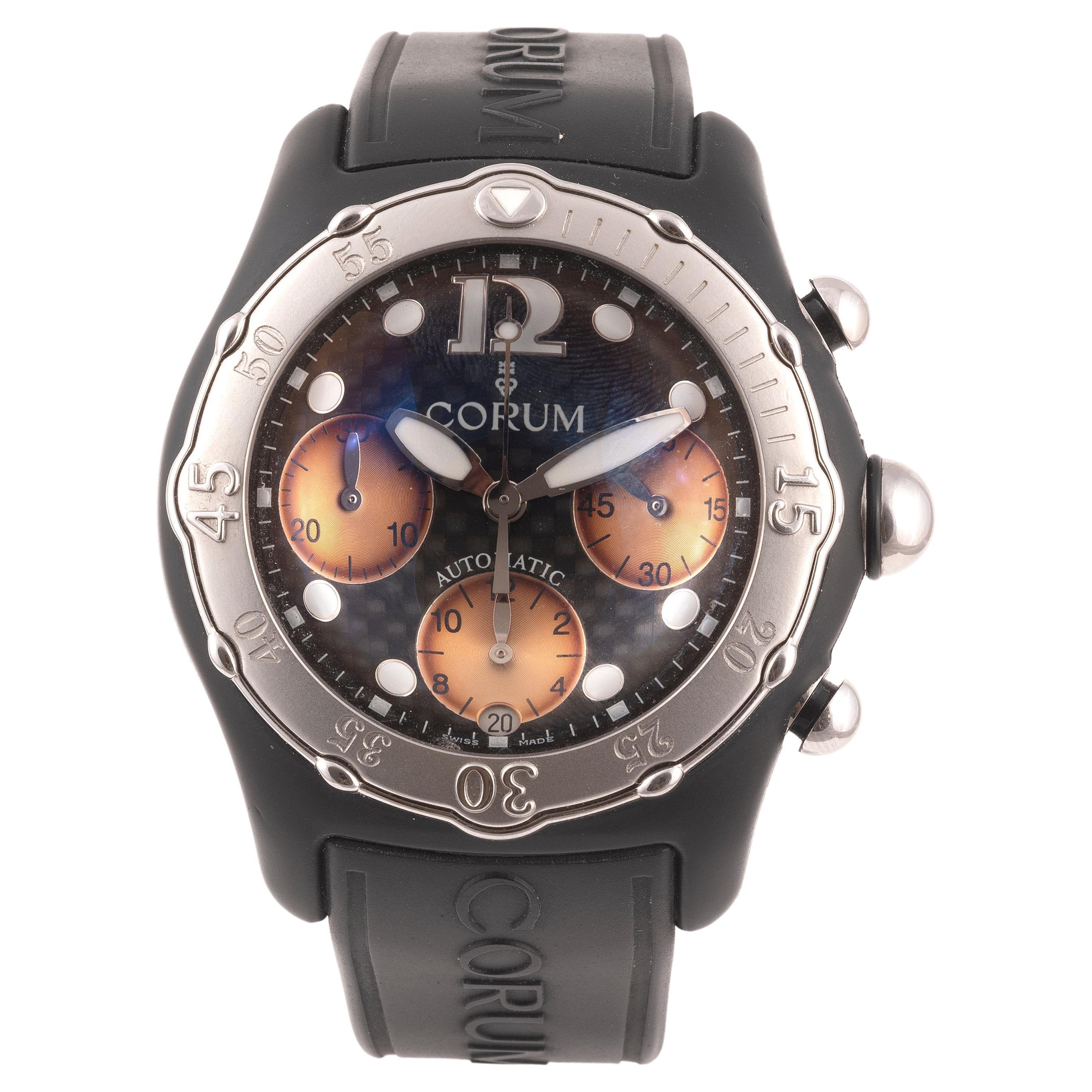 Contemporary Bubble Diver Corum in Stainless Steel 45mm Automatic watch For Sale
