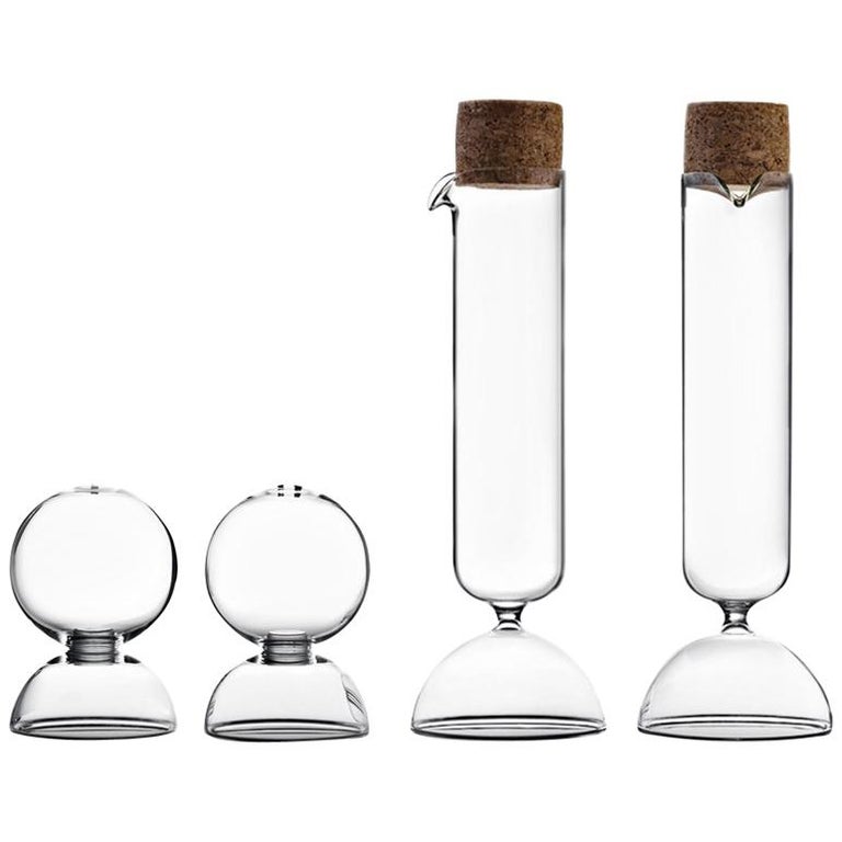 Bubble Dressing Set in Blown Glass by Gordon Guillaumier For Sale