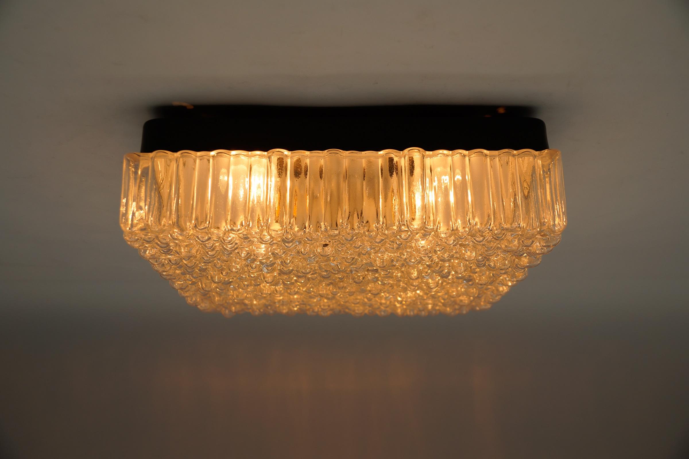 Mid-20th Century Bubble Flush Mount Light by Staff Leuchten, 1960s Germany For Sale