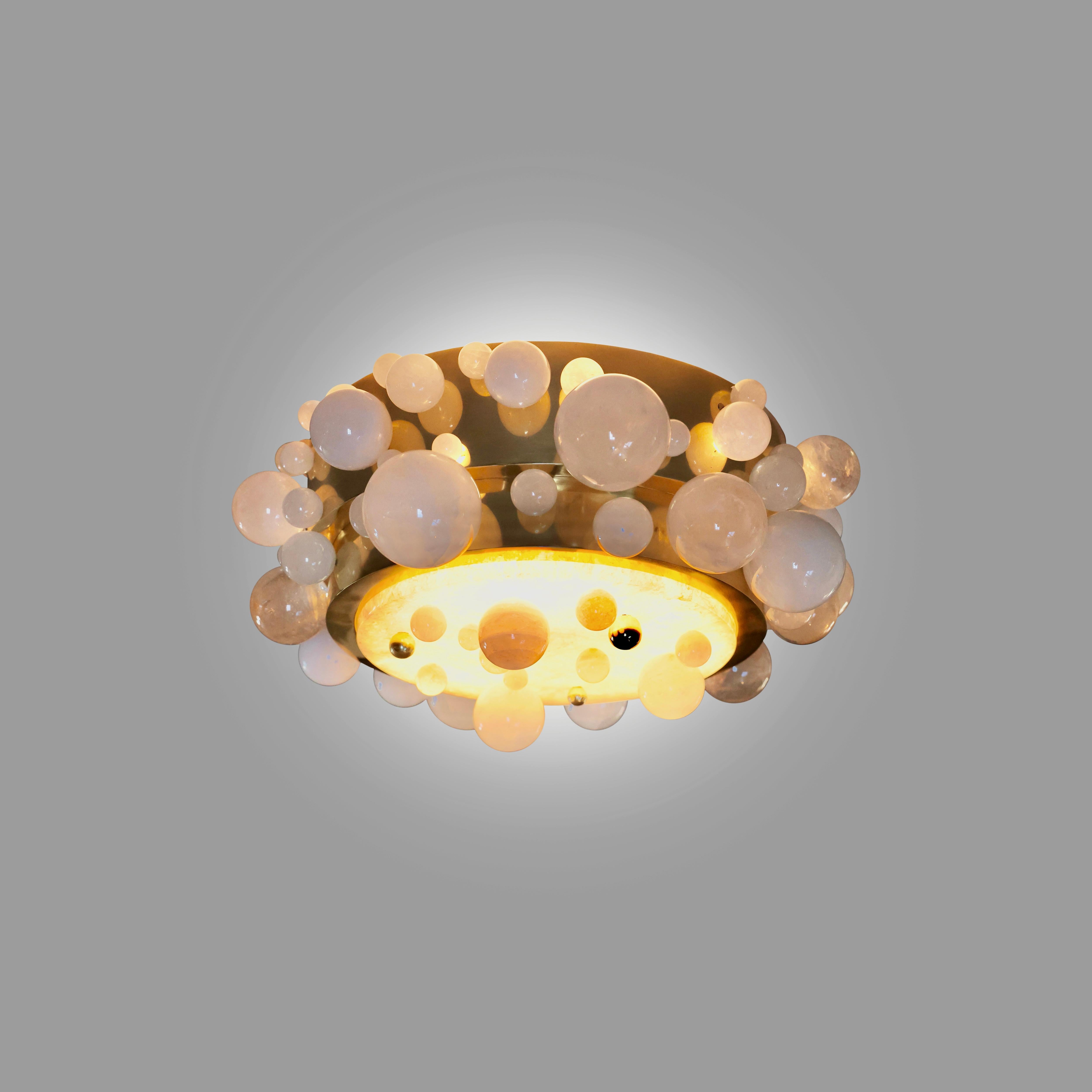 Bubble Flushmount By Phoenix In New Condition For Sale In New York, NY