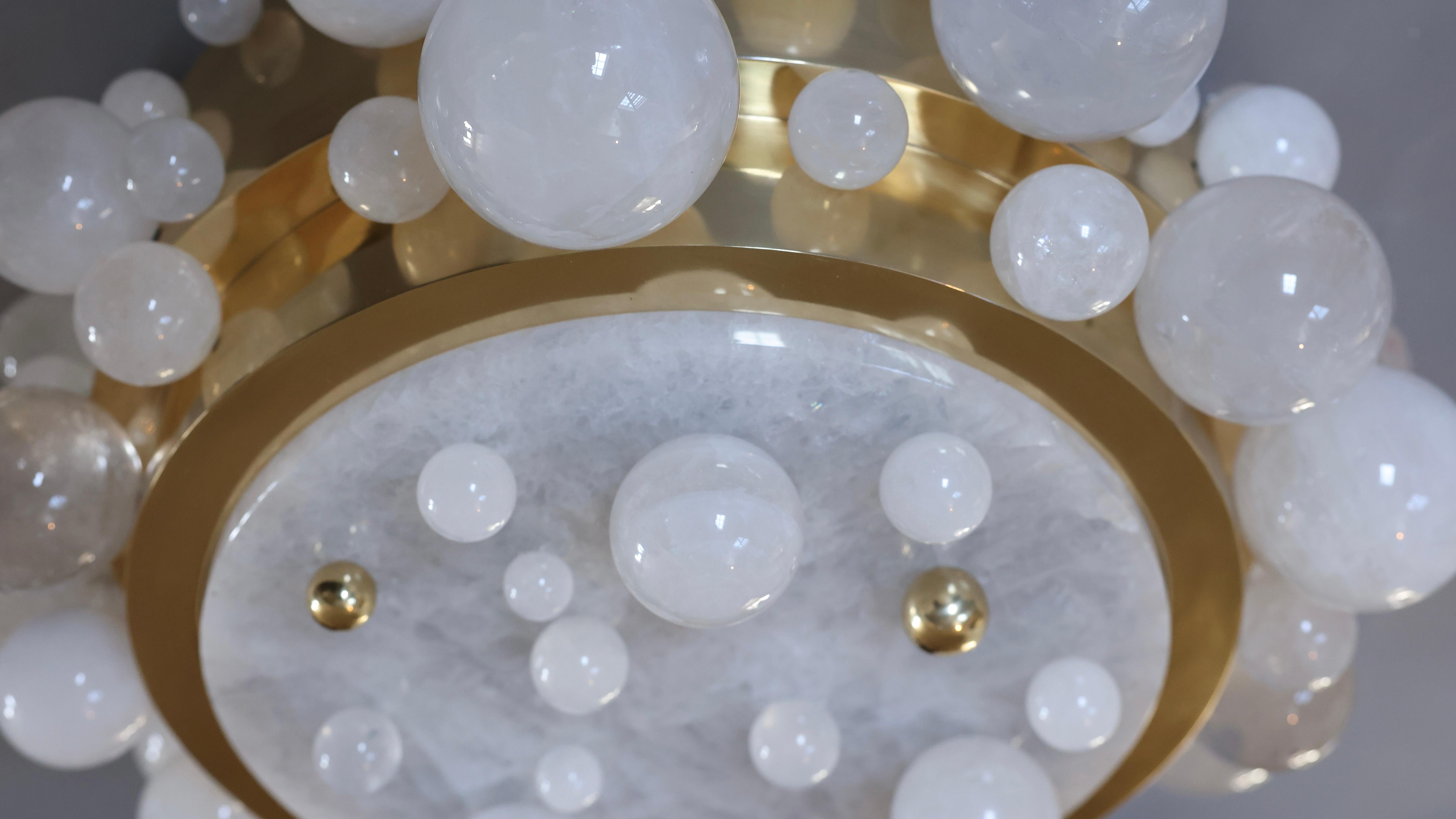 Contemporary Bubble Flushmount By Phoenix For Sale