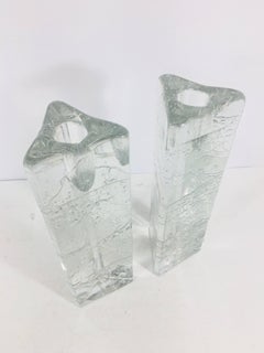 Bubble Glass Candle Sticks