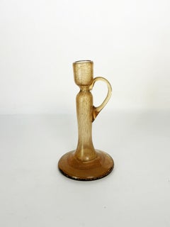 Bubble Glass Candleholders, France, 20th Century