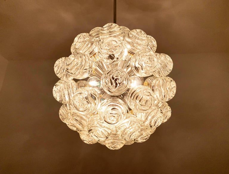 Bubble Glass Chandelier by Doria For Sale at 1stDibs