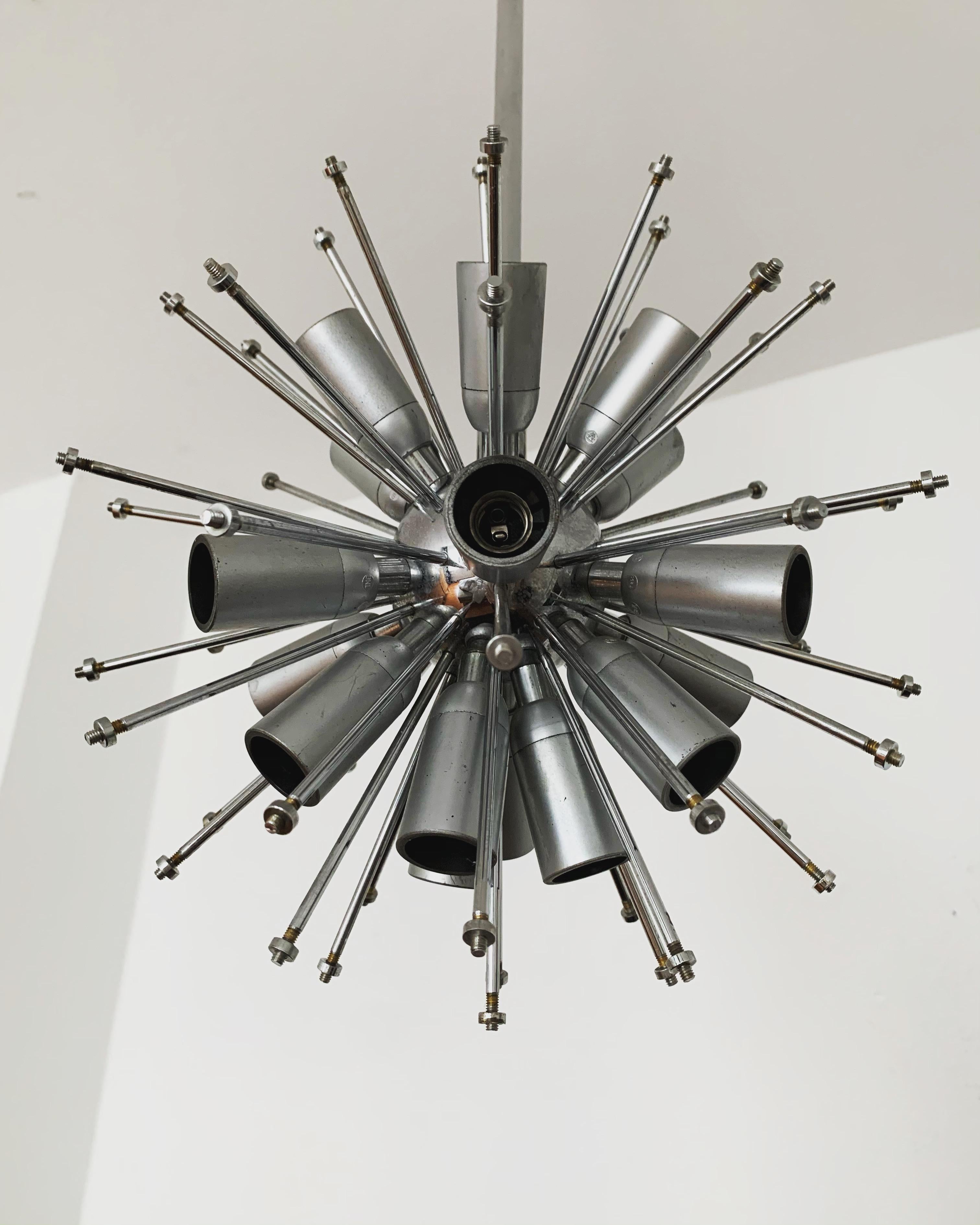 Lampadario a bolle di vetro di Doria in vendita 7