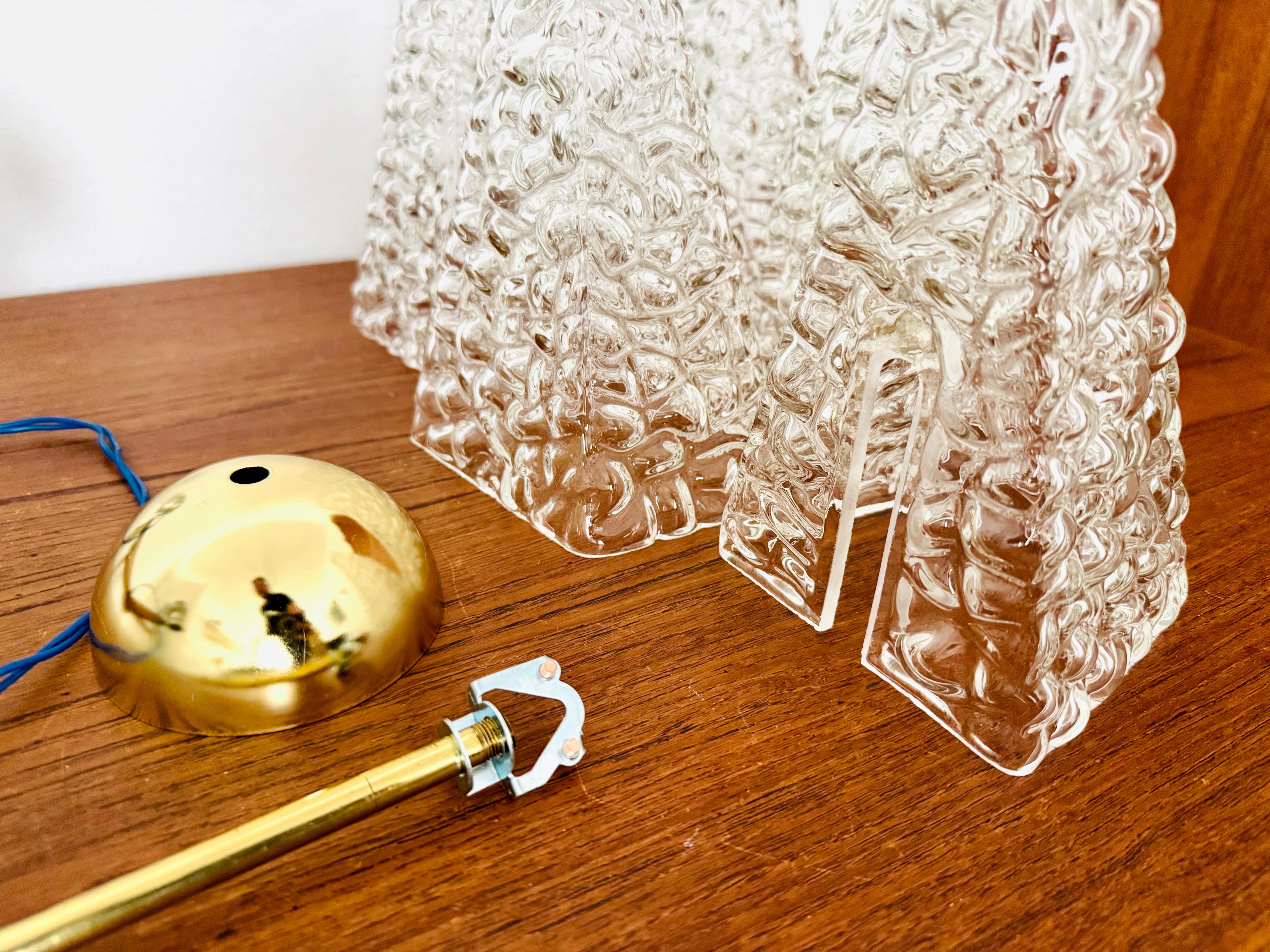 Lustre en verre bullé de Rupert Nikoll en vente 8