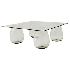 Bubble glass coffee table