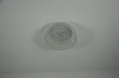 Bubble Glass Flush Mount by Glashütte Limburg, Germany, 1960s