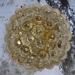Bubble Glass Flush Mount or Sconce by Helena Tynell for Limburg, Germany, 1960s