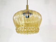 Bubble Glass Hanging Lamp by Graewe, 1970s, Germany