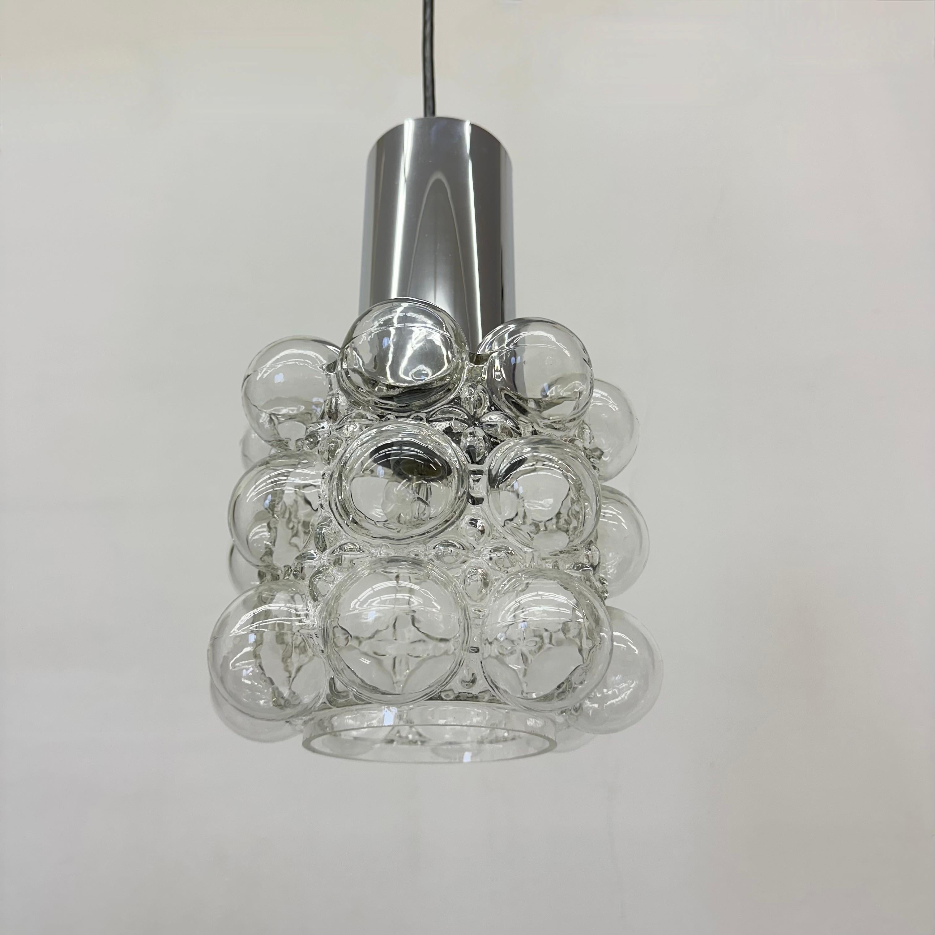 Bubble Glass Pendant by Helena Tynell for Limburg, Germany, 1970s For Sale 10
