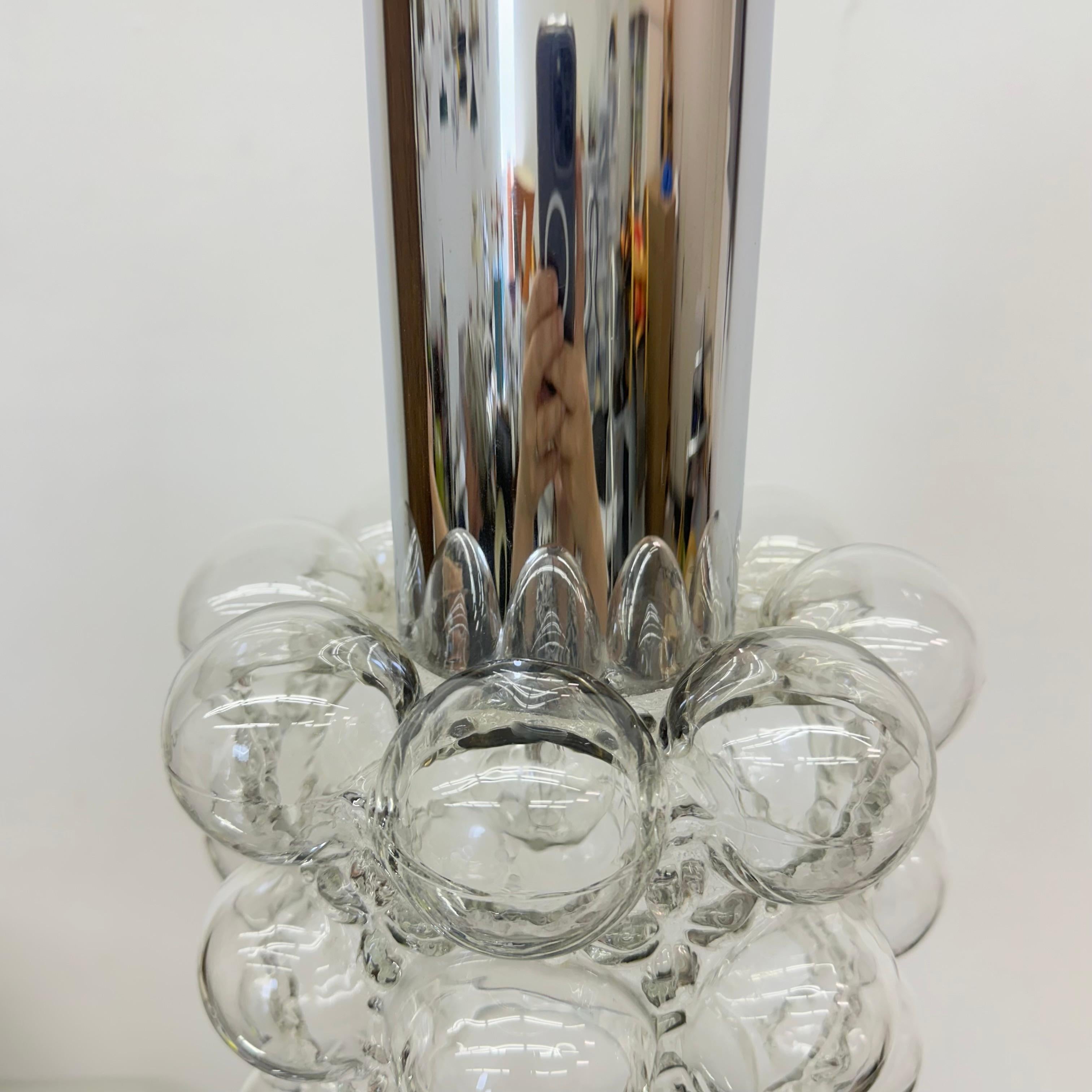 Bubble Glass Pendant by Helena Tynell for Limburg, Germany, 1970s For Sale 13