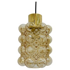 Bubble Glass Pendant by Helena Tynell for Limburg, Germany, 1970s