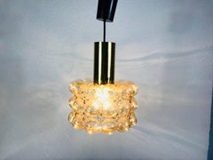 Bubble Glass Pendant Lamp by Helena Tynell for Glashütte Limburg, 1960s
