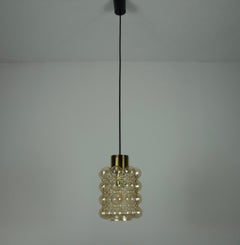 Bubble Glass Pendelleuchte von Helena Tynell für Glashütte Limburg, 1960er Jahre