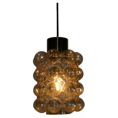 Bubble Glass Pendant Lamp by Helena Tynell for Glashütte Limburg, 1960s