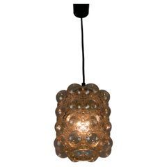 Bubble Glass Pendant Lamp by Helena Tynell for Glashütte Limburg, 1960s