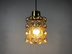Bubble Glass Pendant Lamp by Helena Tynell for Glashütte Limburg, circa 1960s