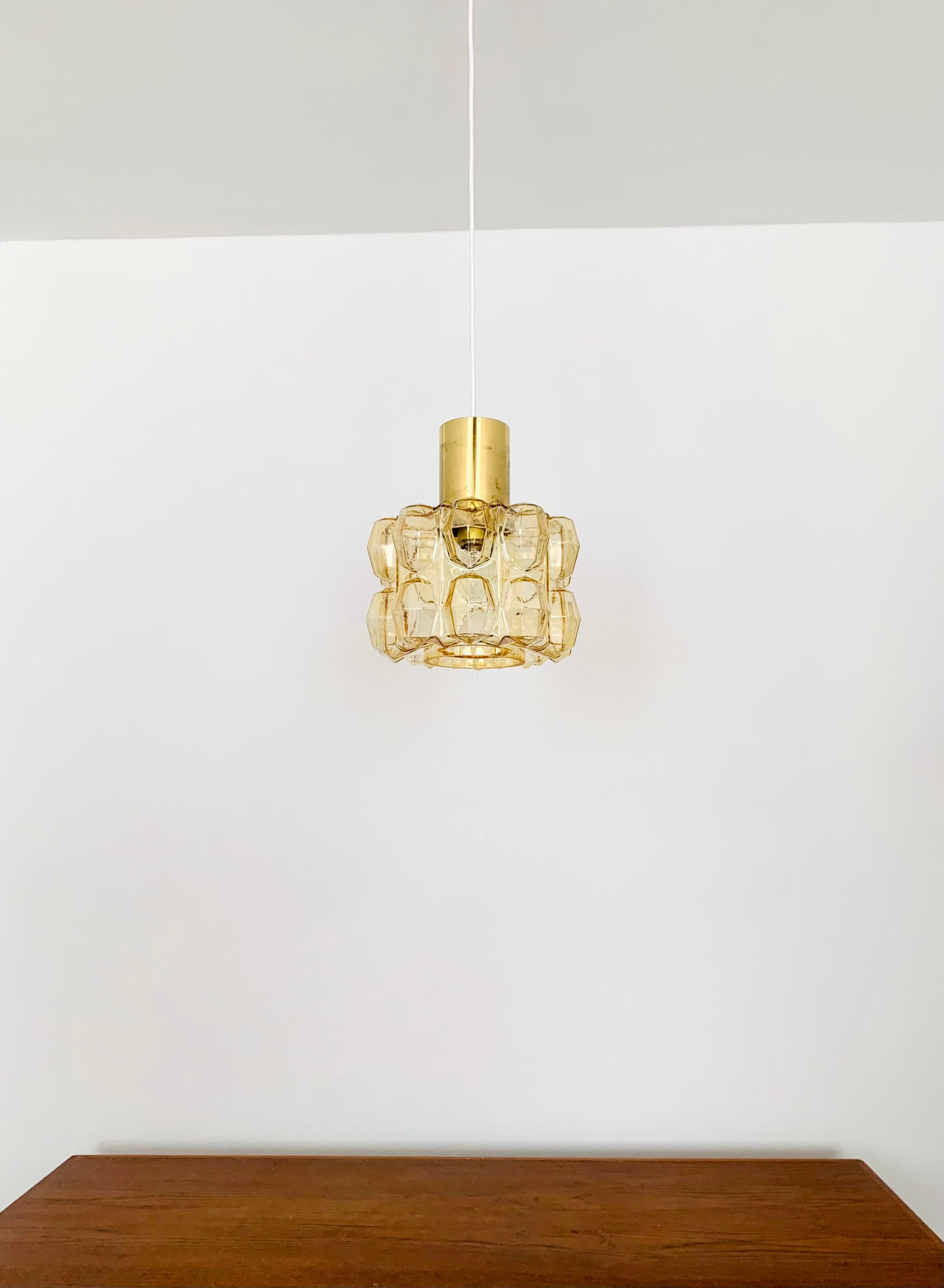 Bubble Glass Pendant Lamp by Helena Tynell for Glashütte Limburg In Good Condition For Sale In München, DE