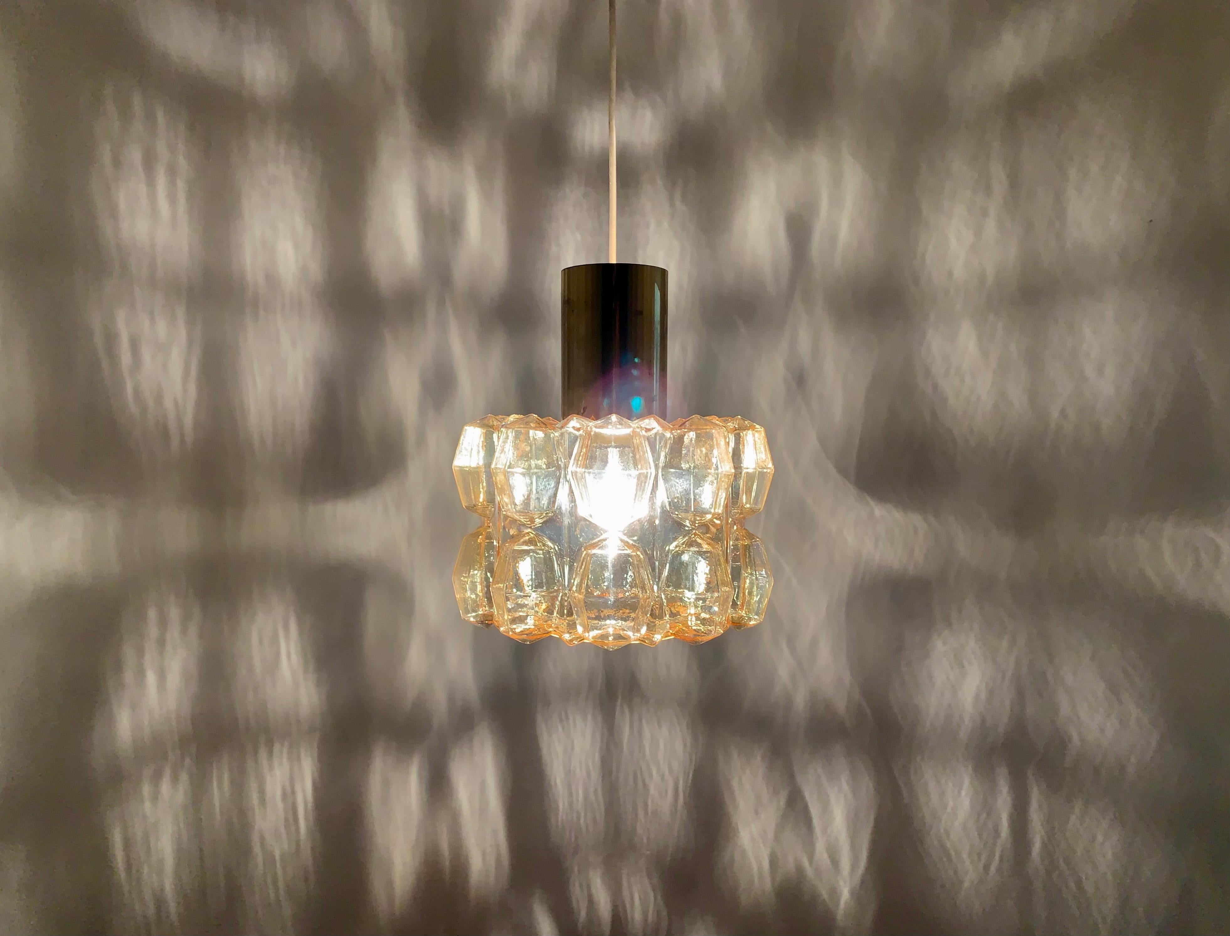 Bubble Glass Pendant Lamp by Helena Tynell for Glashütte Limburg For Sale 1