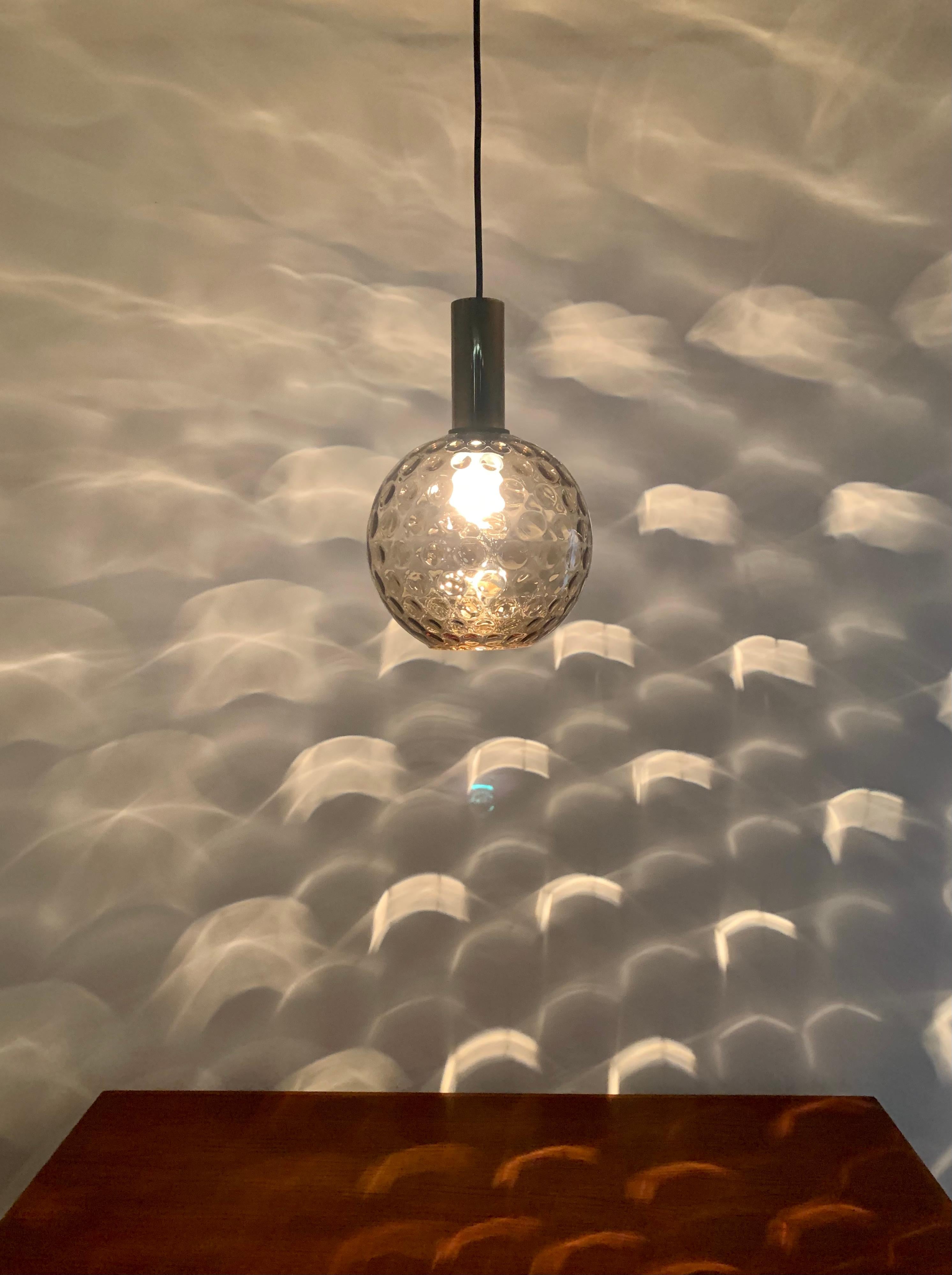 Bubble Glass Pendant Lamp For Sale 1