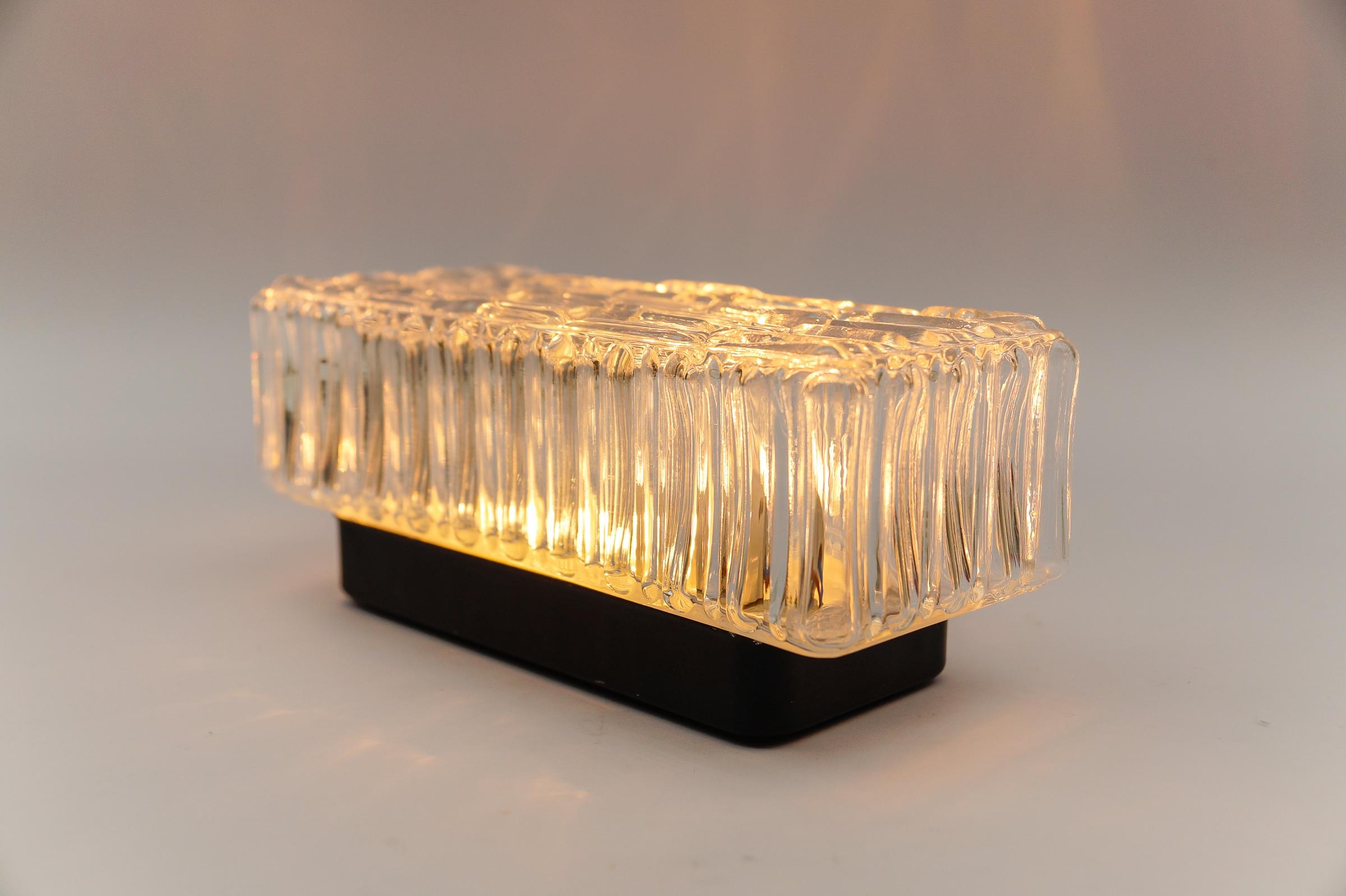 Bubble Glass Sconce or Wall Lamp by Limburg, 1960s Germany For Sale 3