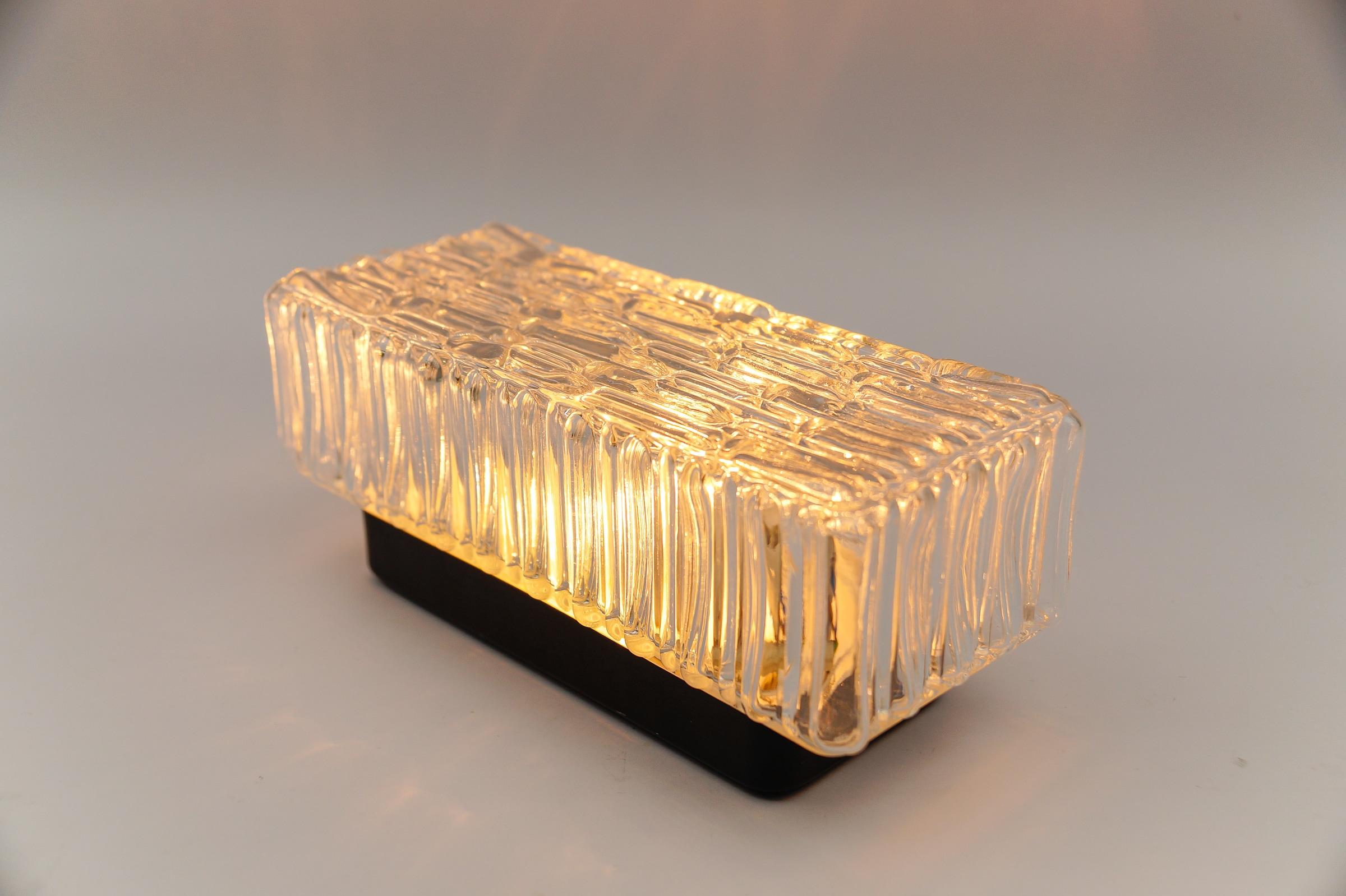 Bubble Glass Sconce or Wall Lamp by Limburg, 1960s Germany For Sale 4