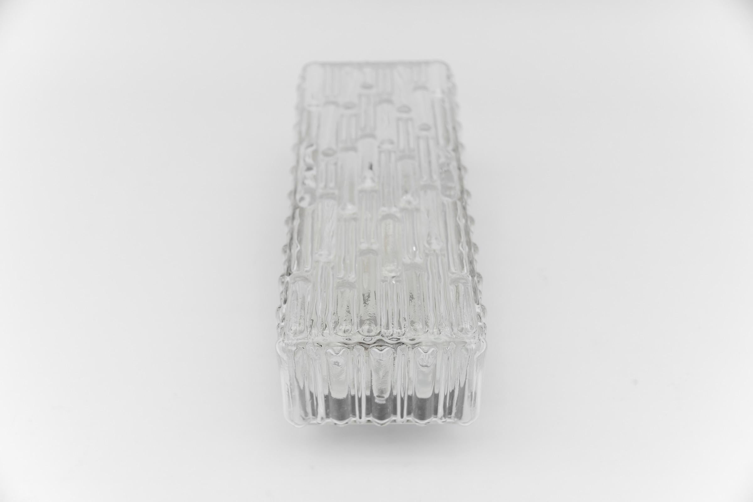 Bubble Glass Sconce or Wall Lamp by Limburg, 1960s Germany In Good Condition For Sale In Nürnberg, Bayern