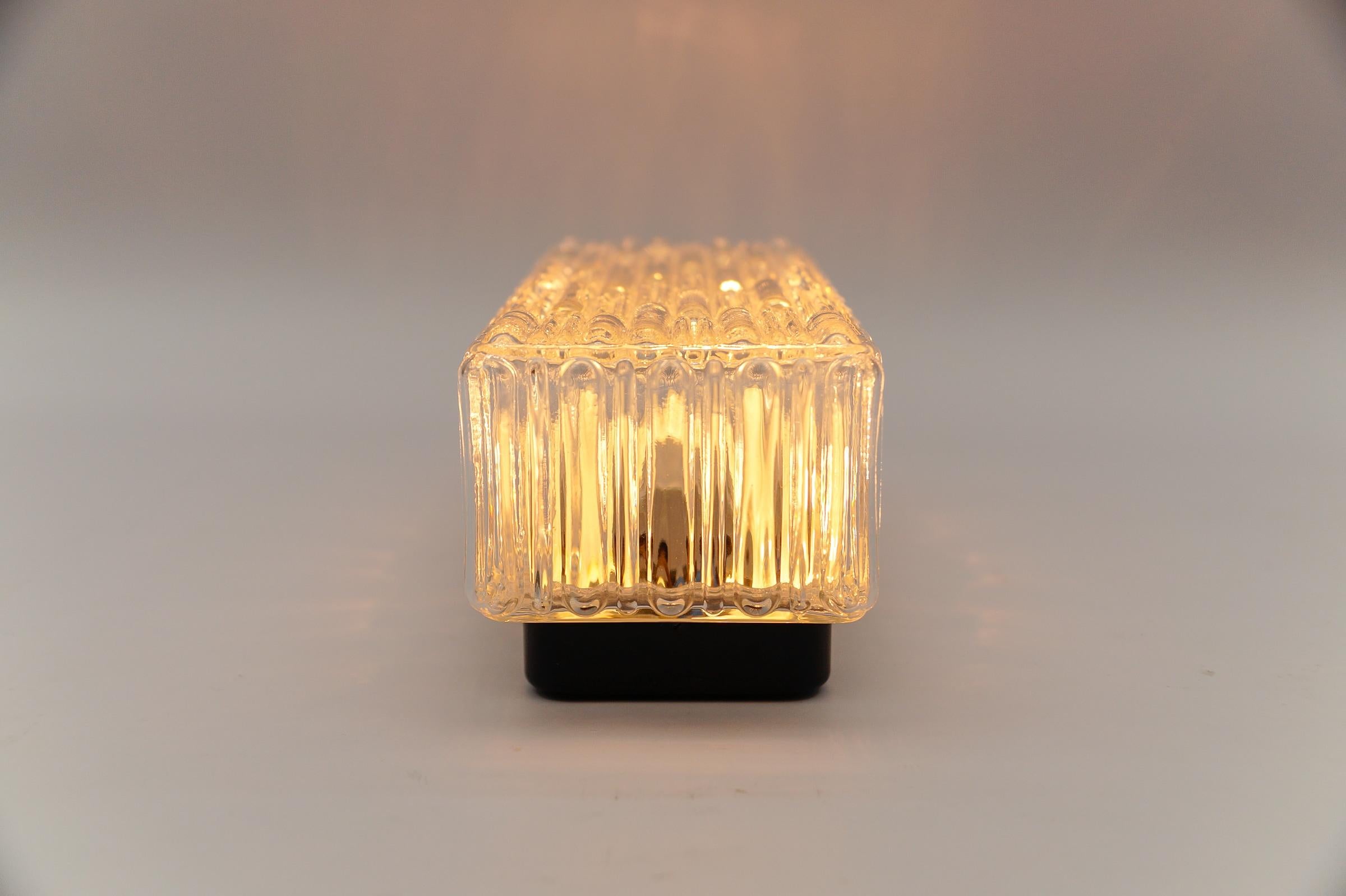 Bubble Glass Sconce or Wall Lamp by Limburg, 1960s Germany For Sale 2