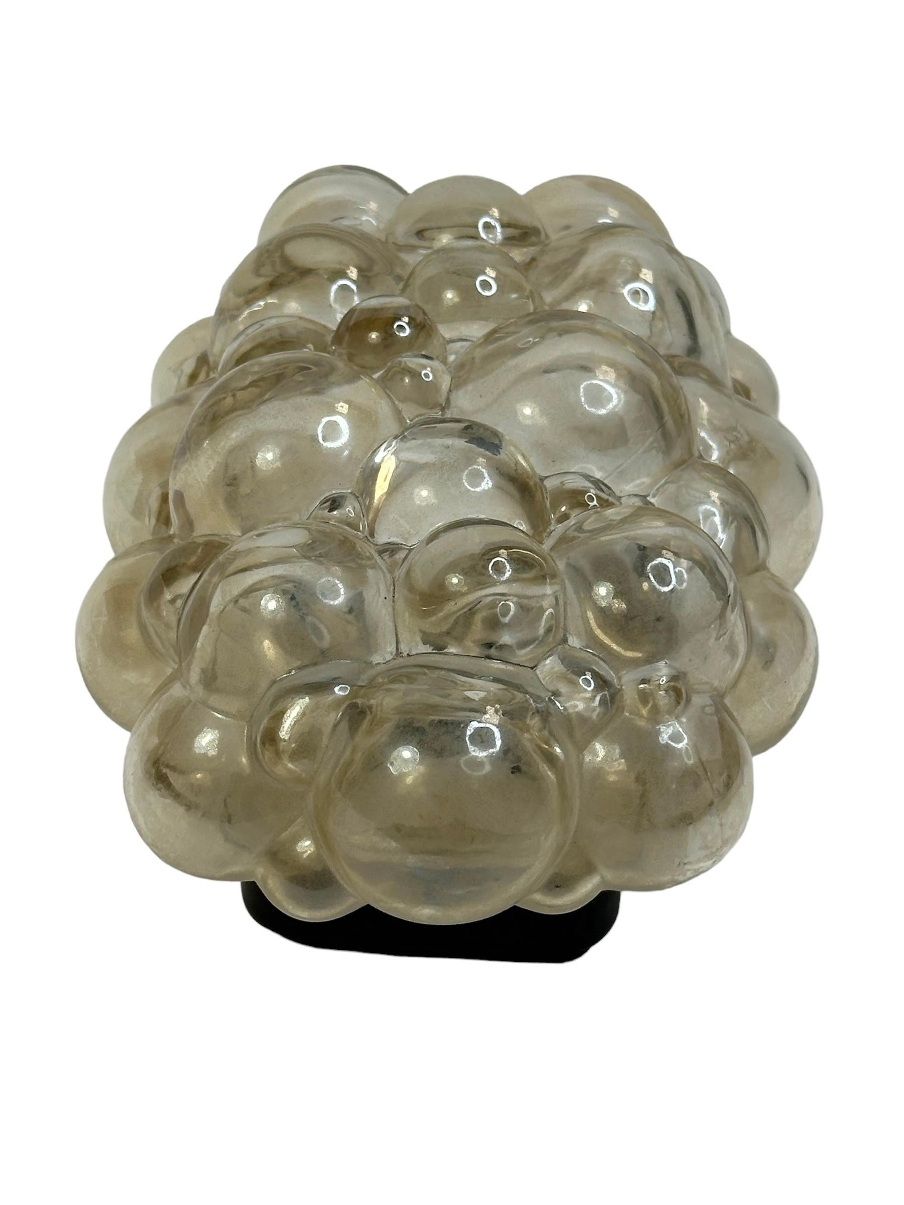 Metal Bubble Glass Sconces by Helena Tynell for Glashütte Limburg, Germany For Sale