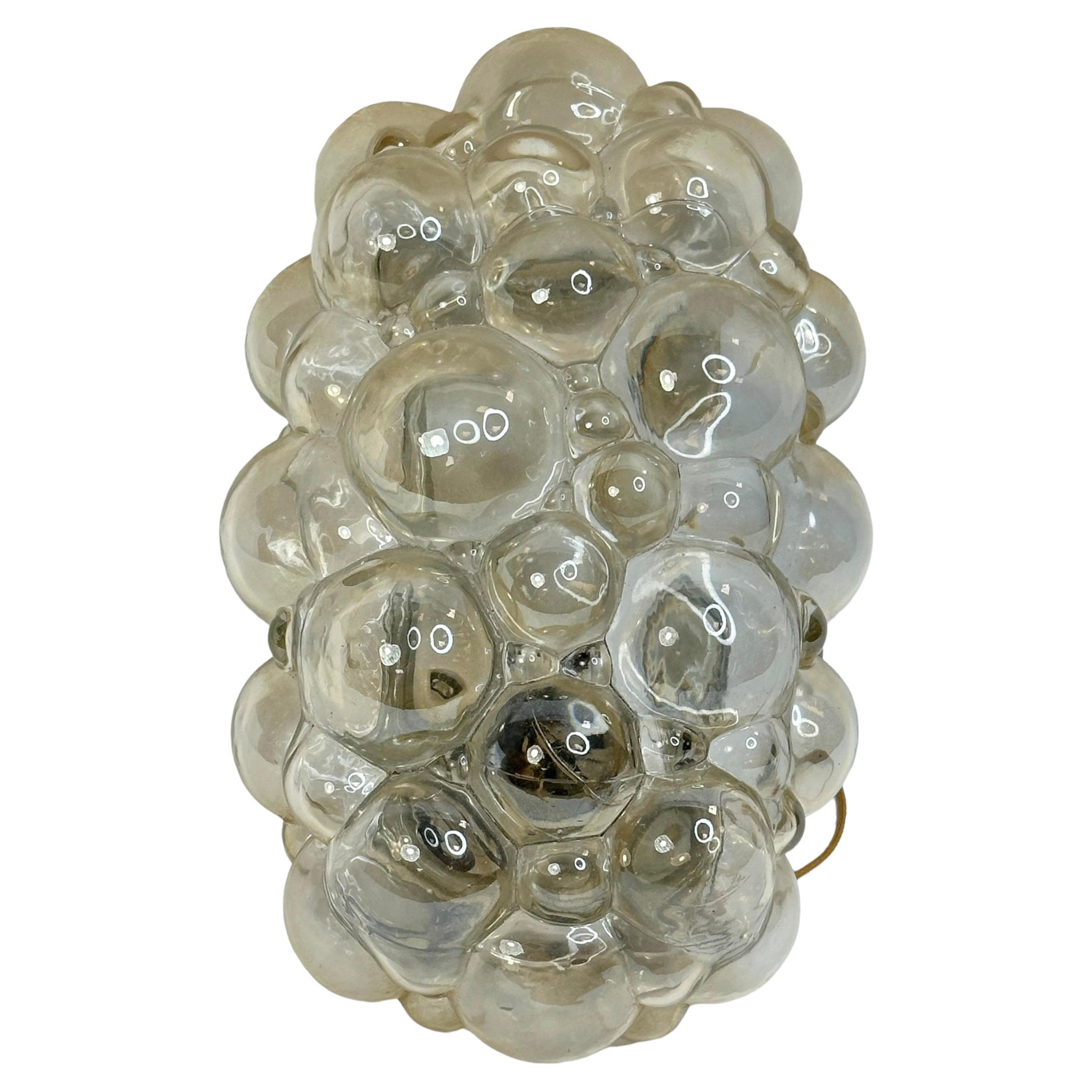 Bubble Glass Sconces by Helena Tynell for Glashütte Limburg, Germany For Sale