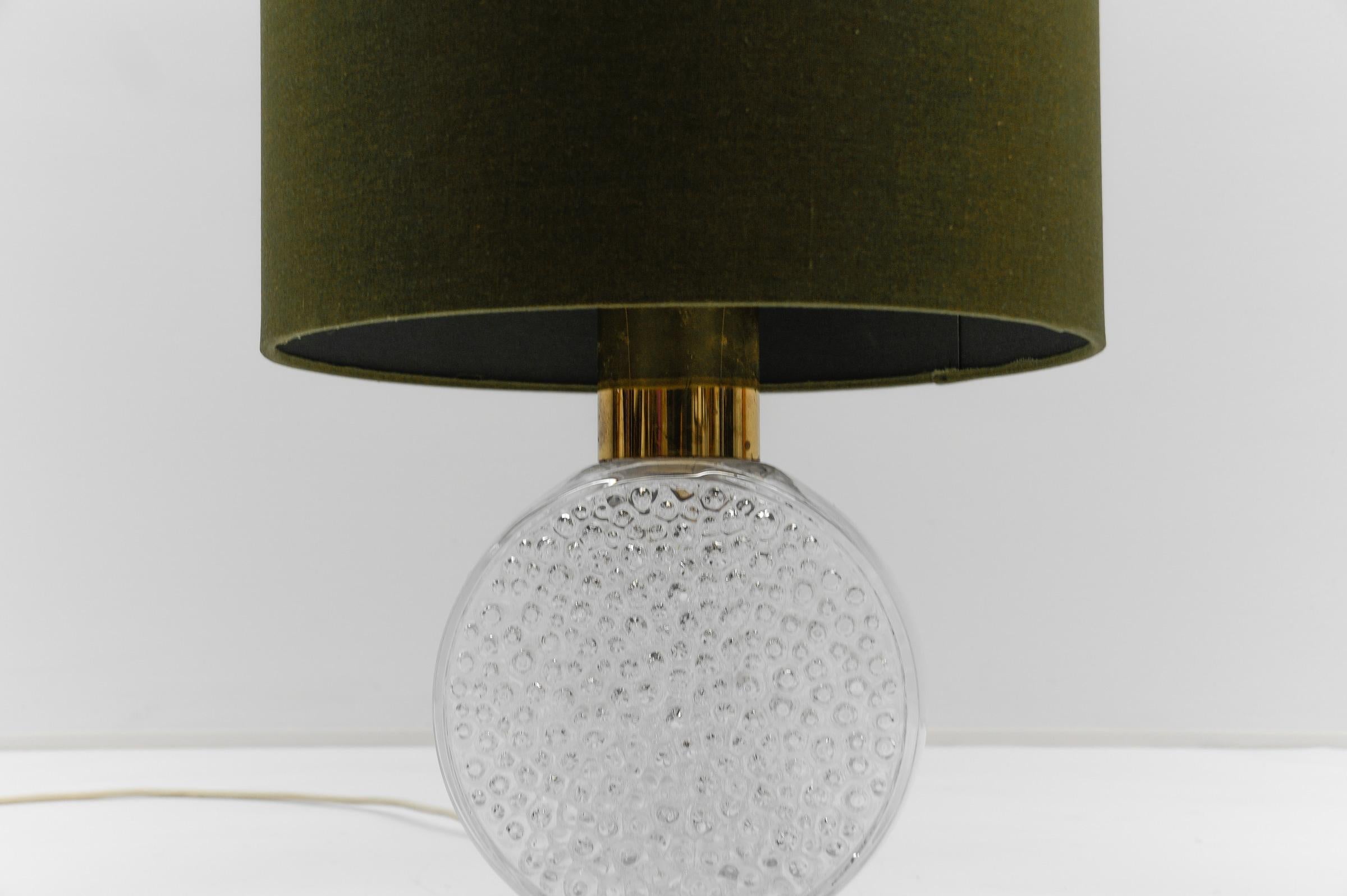 Bubble Glass Table Lamp by Helena Tynell for Limburg, Germany, 1970s For Sale 6