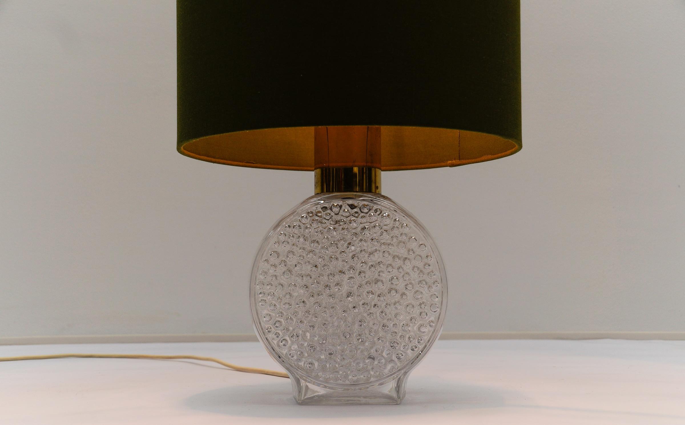 Bubble Glass Table Lamp by Helena Tynell for Limburg, Germany, 1970s For Sale 7