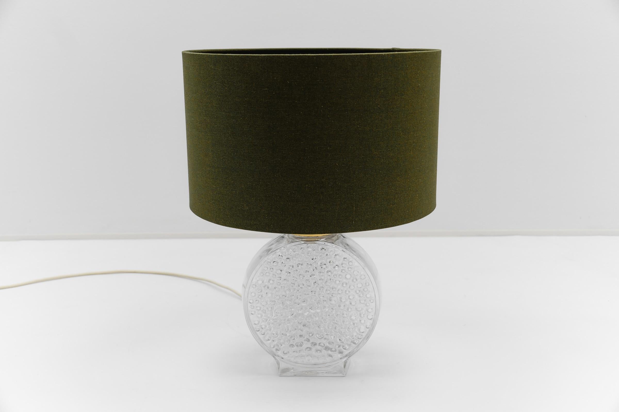 Bubble Glass Table Lamp by Helena Tynell for Limburg, Germany, 1970s For Sale 8