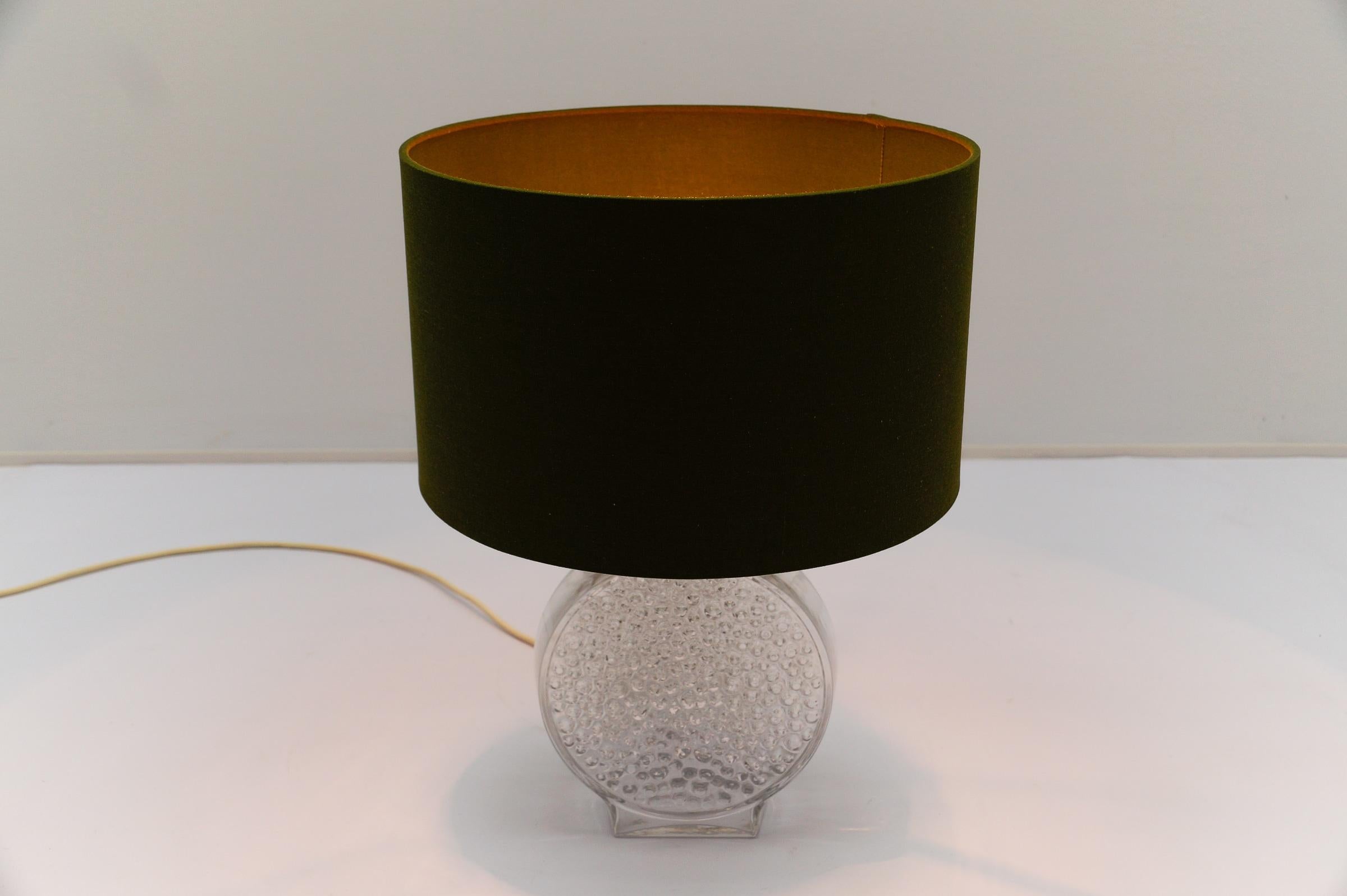 Bubble Glass Table Lamp by Helena Tynell for Limburg, Germany, 1970s For Sale 9